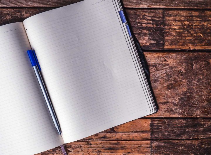 Um caderno vazio - Photo by Jessica Lewis from Pexels